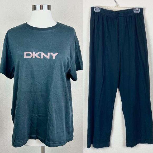 DKNY Top & Pants Pajama/Lounge Set NWT - Picture 1 of 16